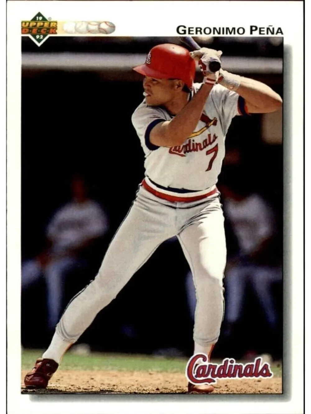 Geronimo Pena 1992 Upper Deck MLB #596 Baseball Card St. Louis Cardinals